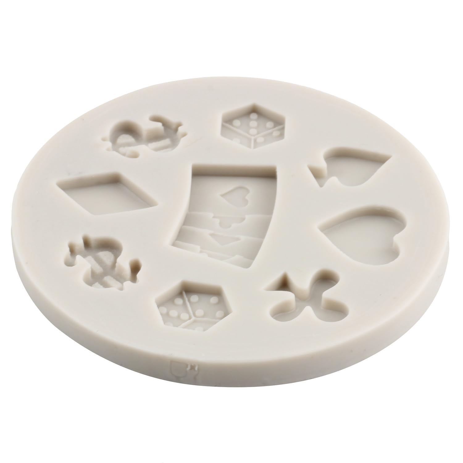Sijiangmold Lot de 4 moules en silicone pour décoration de gâteaux, gâteaux, bonbons, chocolat, pâte à sucre