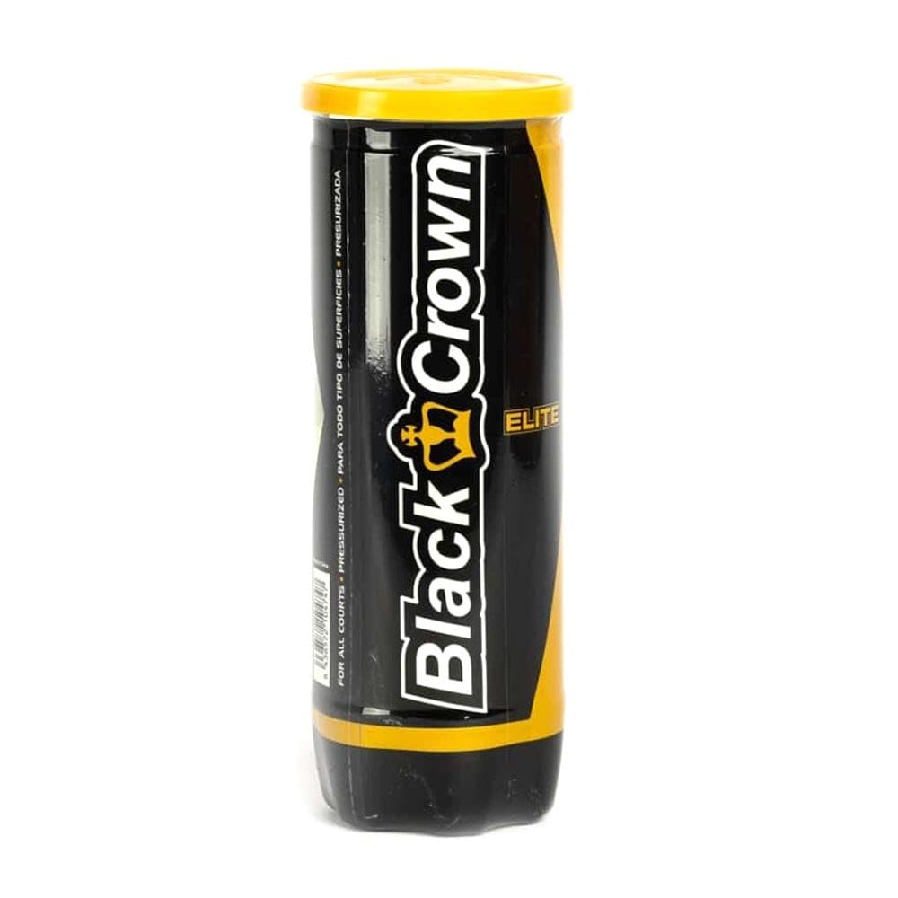 Black Crown Pelotas Pádel Elite 3 Pelotas