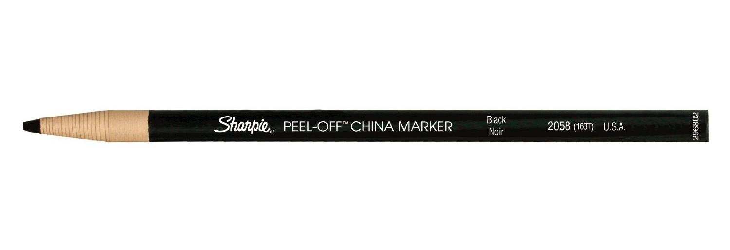 Sharpie Peel Off China Marker, Black S0305071