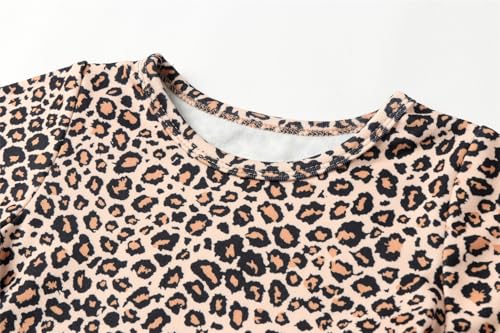 Mud Kingdom Girls Cartoon Dress Crew Neck Long Sleeve Printing Soft Spring Fall Casual Fall Winter3