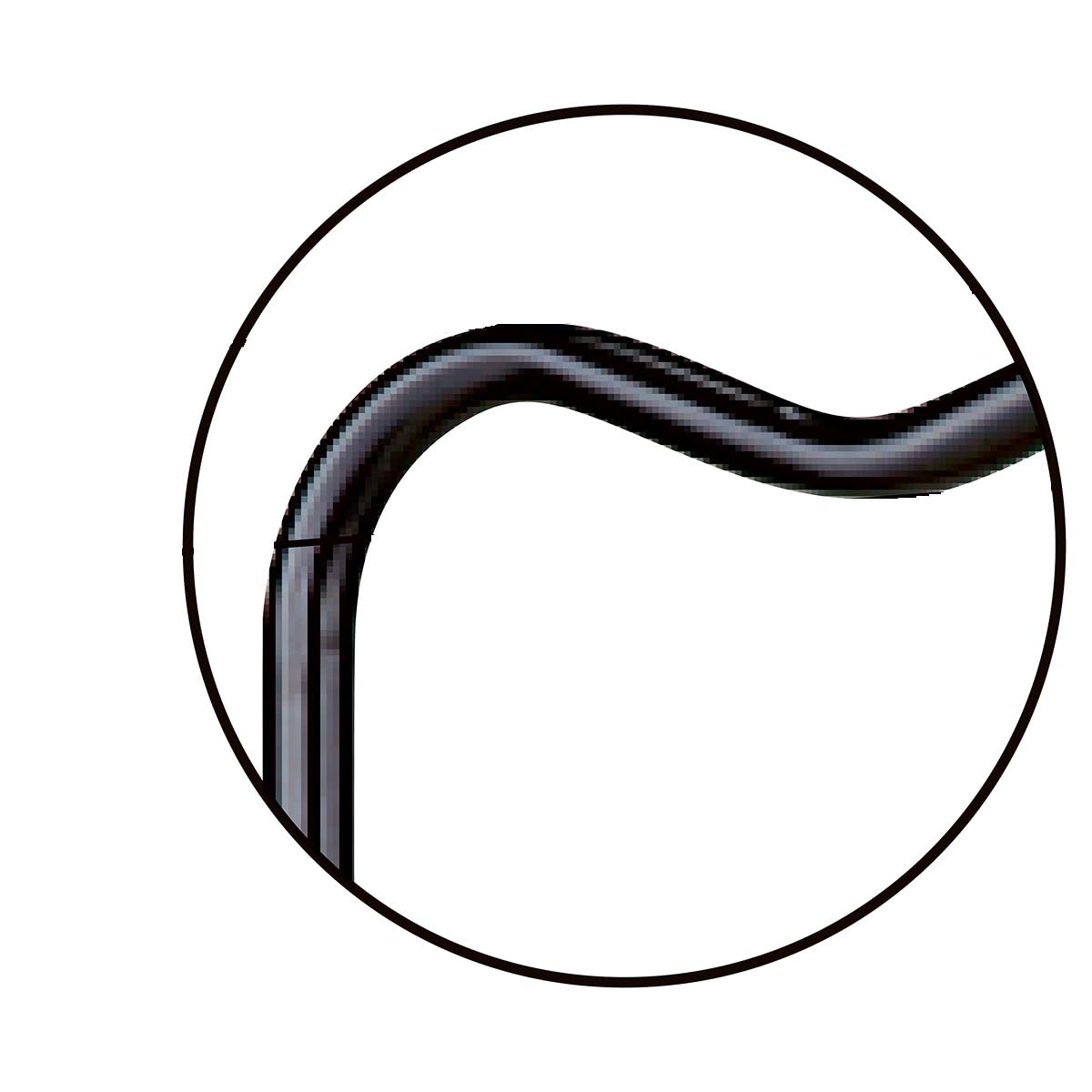 Amazon｜【廃番】ウェーブハンガー ブラック 幅95×奥行42×高さ125