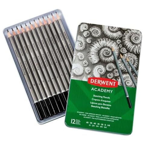 Derwent Academy Sketching Pencils Set of 12 Cover