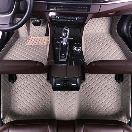 Car Floor Mats for Ford Transit Connect 2019-2020 Full Coverage All Weather Protection Leather Auto Floor Liner Carpet Set Accessories Grey