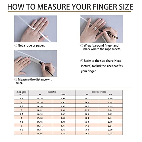 CHASKI Moissanite Rings Womens Engagement Ring Wedding Band 0.36 Ct G H Color Sterling Silver Eternity Bridal Jewelry Gift Platinum Gold Plated 7