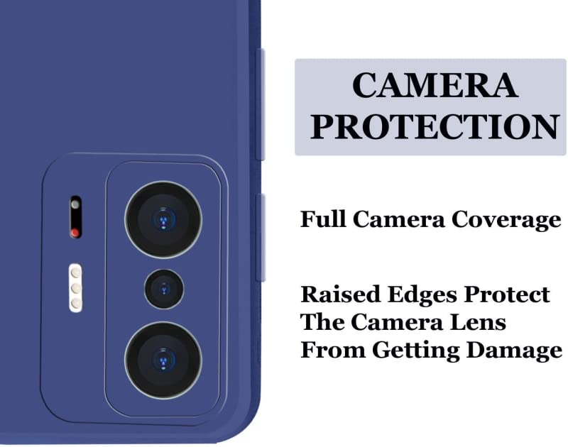 Image of A rtistque Back Cover Case for Xiaomi Mi 11T | Mi 11T Pro with Camera Protection | Shockproof TPU | Stylish Protective Design | Slim Fit | Ultra Matte | Xiaomi Mi 11T | Mi 11T Pro Back Cover - Blue