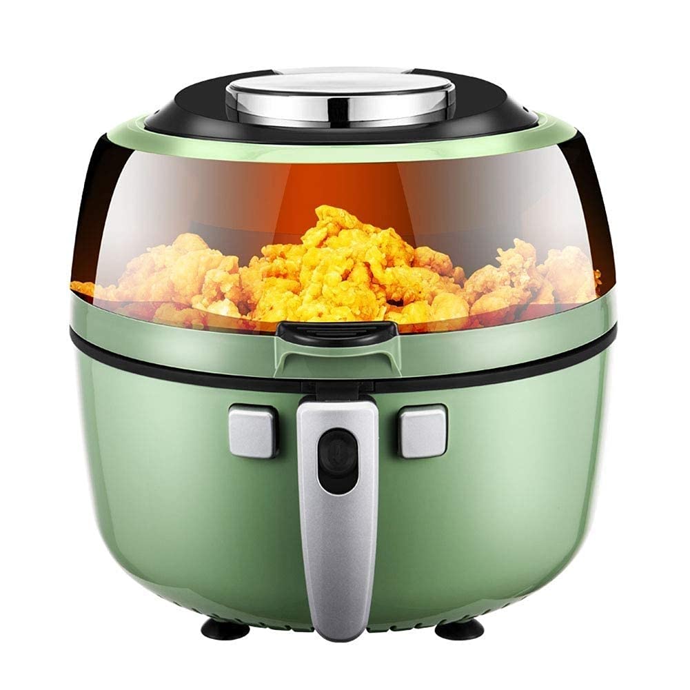 Frytkownica na gorące powietrze o mocy 1350 W, duża pojemność 6,5 l, elektryczna frytkownica beztłuszczowa, inteligentna frytkownica z funkcją mieszania, cyfrowy wyświetlacz dotykowy, wymagana
