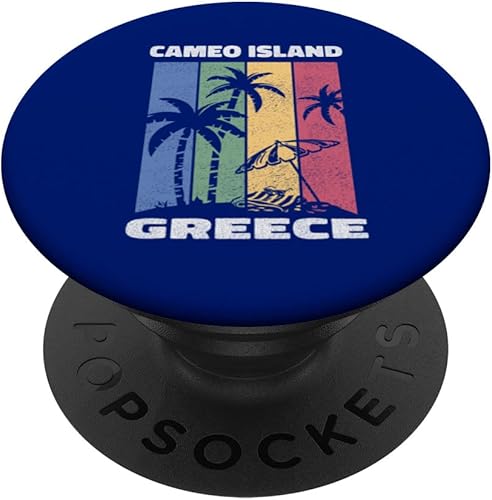 Cameo Island Souvenir - Greece Reminder PopSockets Swappable PopGrip