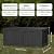 Yardgrace 150 Gallon Outdoor Storage Box, Large Storage Deck Box for Patio Furniture Accessories, Garden Tools, Indoor Storage for Cushion, Black