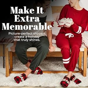 Dearfoams Men's Christmas Gifts for Dad Father Grandpa Matching Family Pajama Papa Bear Slipper Dearfoams Mens Christmas Gifts for Dad Father Grandpa Matching Family Pajama Papa Bear Slipper