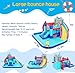 Wesoky Bounce House Water Slide for Kids, 10 in 1 Big Waterslide Inflatable Water Park with Splash Pool Long Slide Sprinkler Blower, Blow up Water Slides Bounce House for Kids Backyard Bouncy Castle