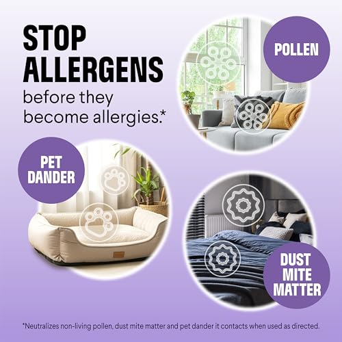 Image of Clorox PURE Allergen Neutralizer Fabric and Carpet Spray, Nighttime Calm, 26 Fluid Ounces (Pack of 2)