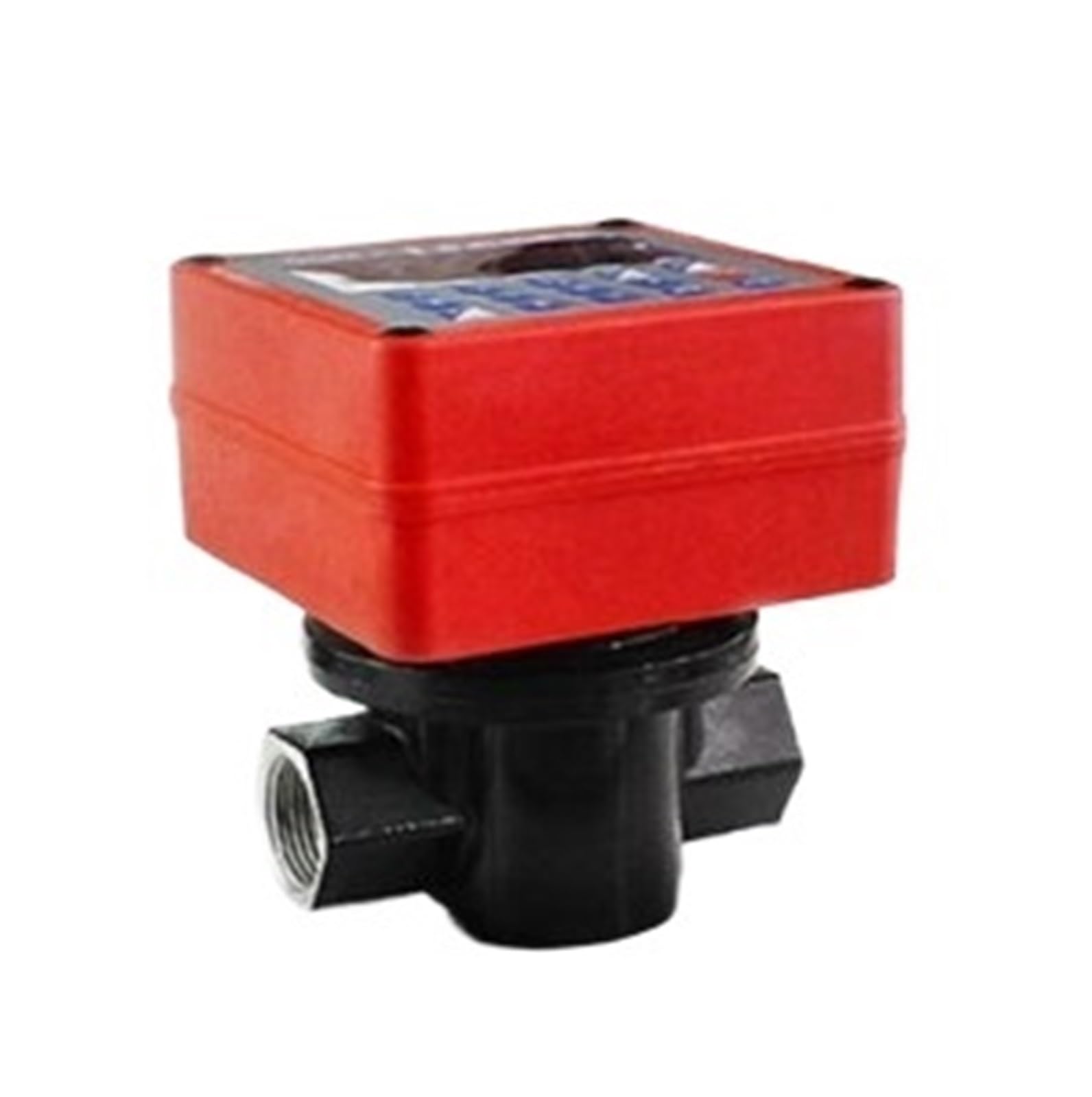 Gqnblvhzupdm 1 Inch Meter Ultrasonic Flow Meter, 12V24v Quantitative Flow Meter Oil Flowmeter, Digital Fuel Gau Electronic Ar 1 Inch Lcd Display(1 Inch Meter)