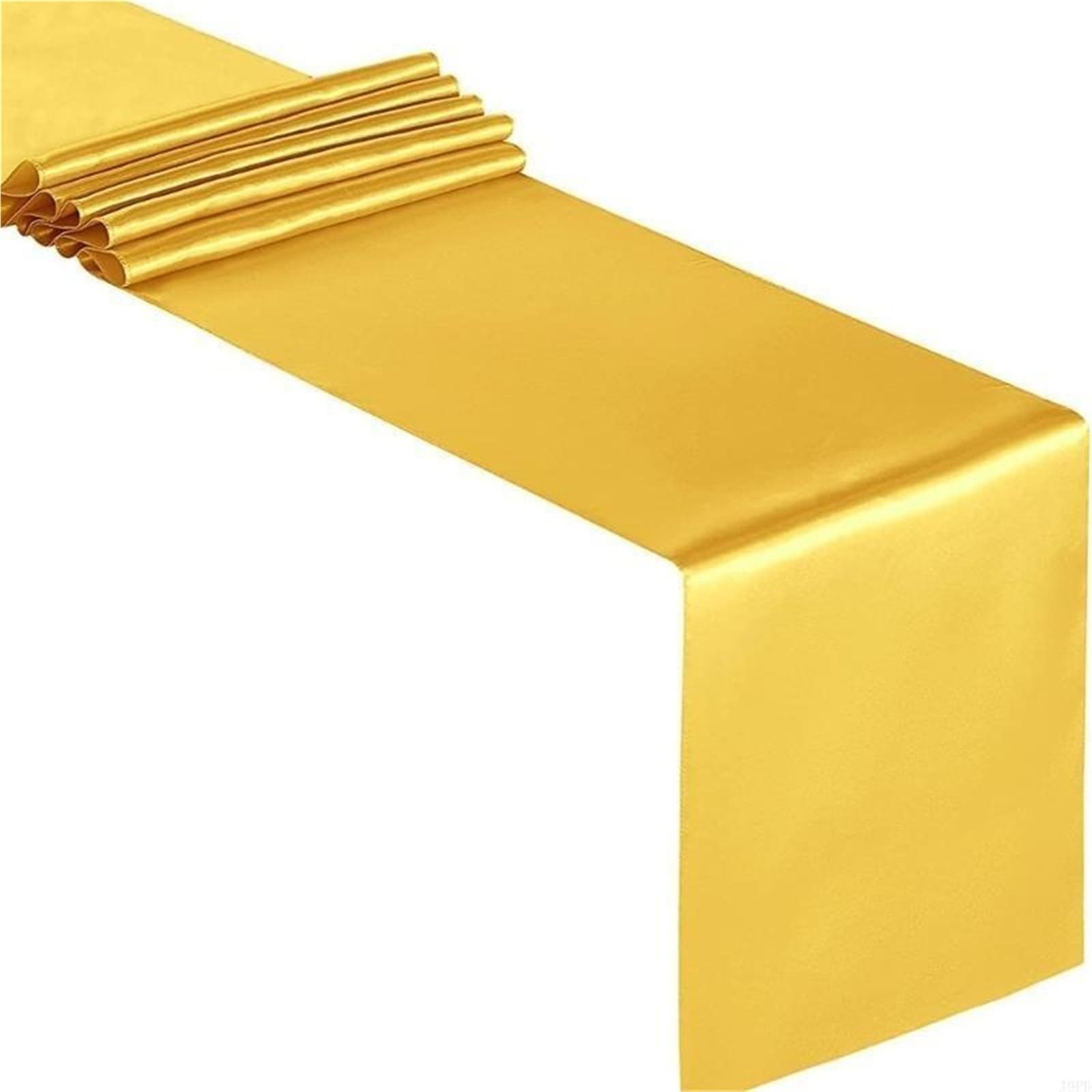 Satin Table Runner 5pcs Satins Solid Color Silk Table Runner 12x108inch for Banquets Table Setting