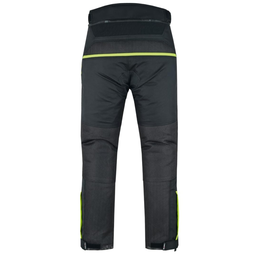 LOVO - Pantalon Moto Verano Unisex con Diseño Ventilado - Pantalones de Motociclismo para Hombre y Mujer - Ropa Moto Segura y Transpirable - Refuerzos en Rodillas y Caderas - Alta Durabilidad