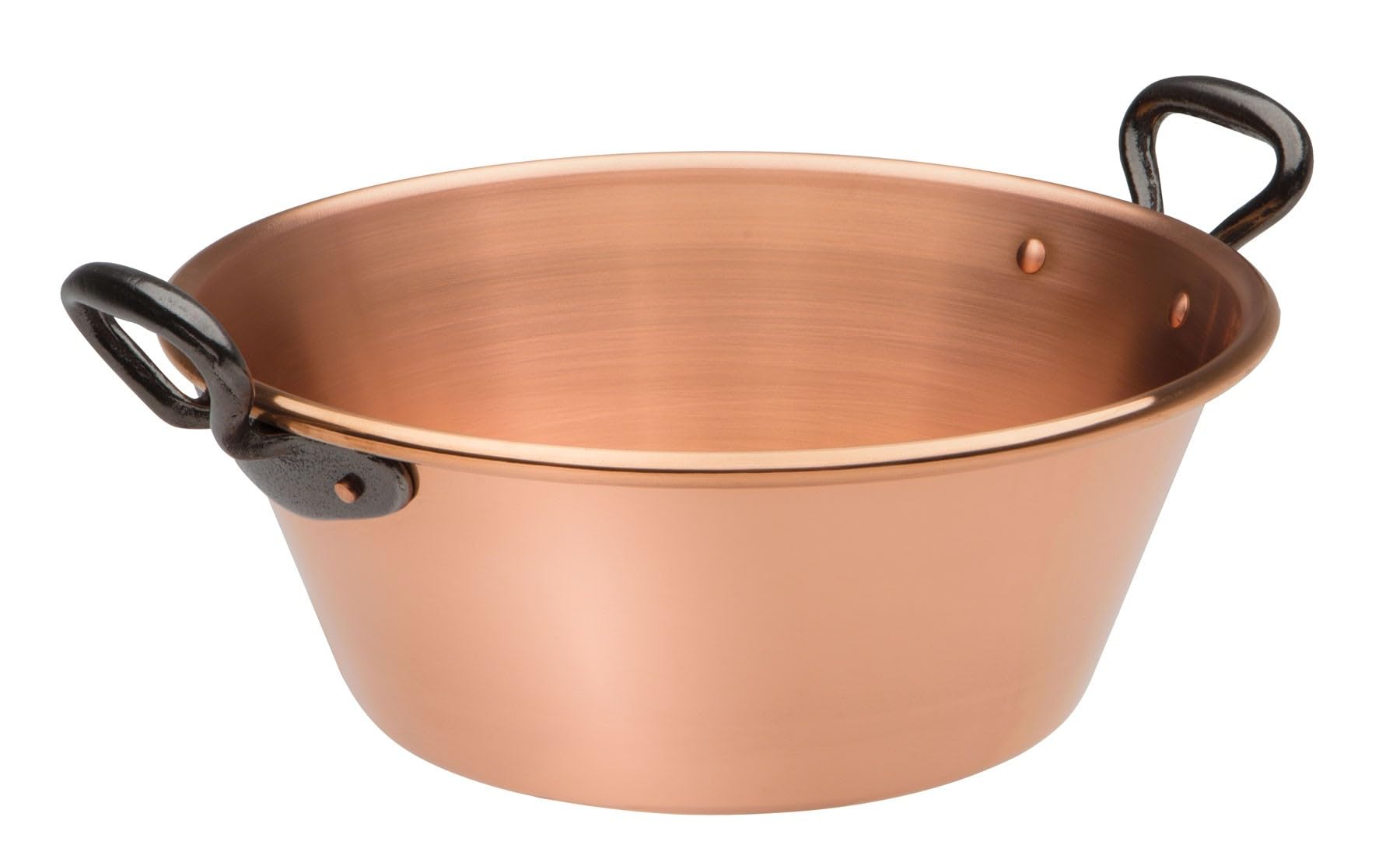 Baumalu Jam Pan Smooth Surface with Iron Handles, Diameter- 26Cm.