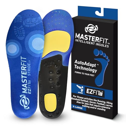 MASTERFIT EZQF Athletic Insoles with AutoAdapt