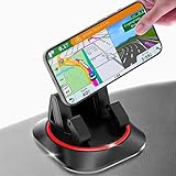 Car phone holder car phone mount, universal dashboard holder with 360° Rotation strong grip & anti-slip base compatible with iPhone & Android device