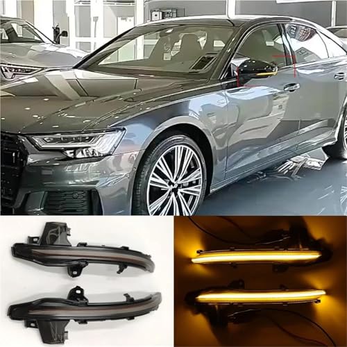 Intermitentes dinámicos LED de espejo para Audi A6 C8, A7 y A8 D5 2