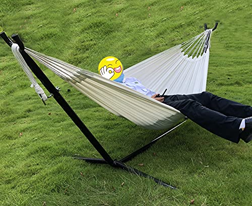 Ripley - HAMACA ARGCONNER CON SOPORTE DOBLE HAMACA PORTÁTIL PARA PATIO  HAMACA PARA INTERIOR Y EXTERIOR SOPORTE PARA 2 PERSONAS