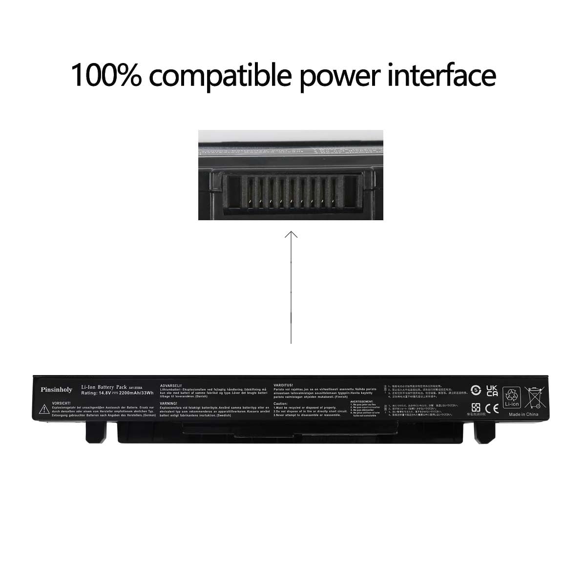 Batteria Per Laptop ASUS Exmate 2600mAh | Compatibile Con Modelli A41, X550, F550 E Altri - Foto 9