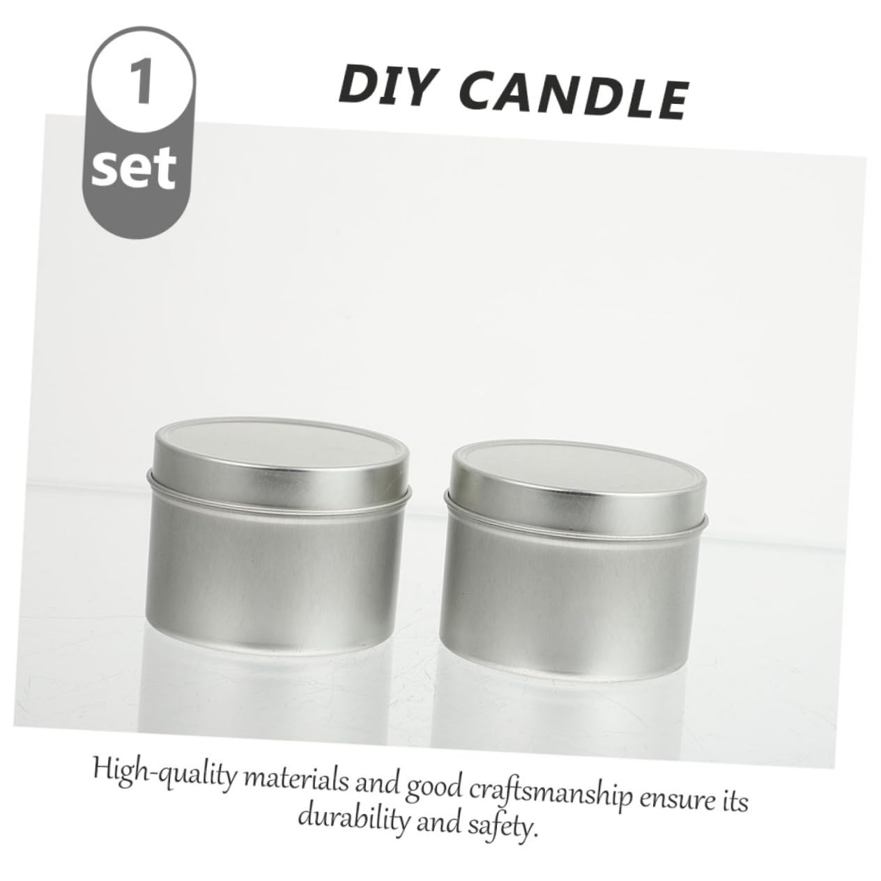 Lurrose Kit per Creare Candele Profumate Fai da Te, Set in Acciaio Inox, Carta e Cera, per Compleanni e Feste, Facile da Usare