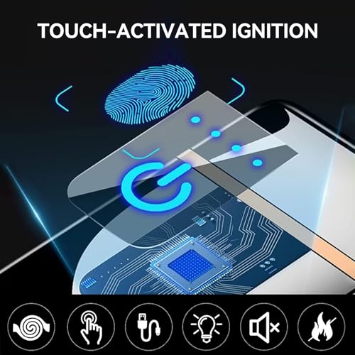 Encendedor Eléctrico Recargable USB Touch 2.0 miniatura 5