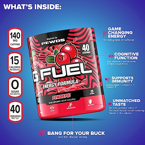 G Fuel GTB-PDP1 Pewdiepie Energy Powder thumb #3