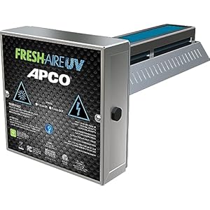 APCO Carbon Cell Matrix HVAC UV Air Purifier with Power Cord, Includes 1-Year UVC Lamp (18-32 VAC Series) # TUV-APCO-ER