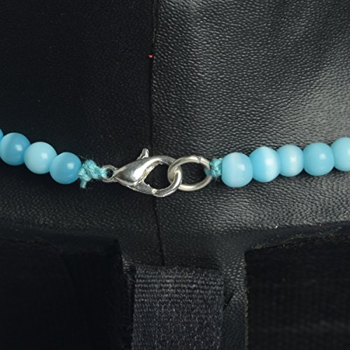 GEMHUB 72.00 Ct Blue Turquoise Crystal Energy Healing Power Materials 1 Strand 16" DR-2962