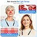Upgraded Wireless 2-in-1 Red Light Therapy Device for Ears & Nose, 660nm Red Light & 810nm Near Infrared Light, Neck-Wearable Design with Timer Function for Daily Wellness Care