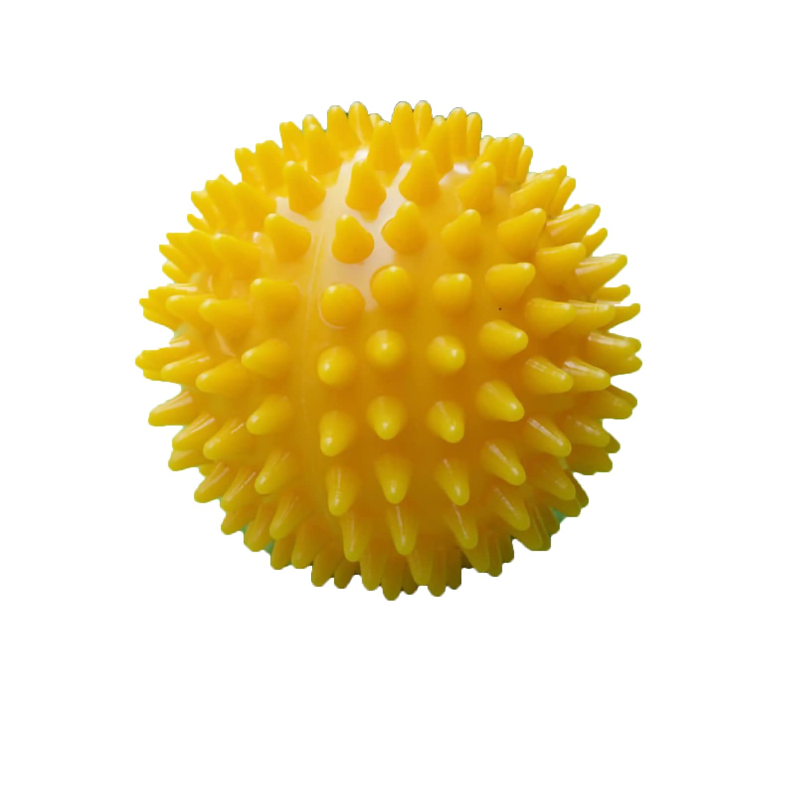 Sport Hand Foot Pain Fasciitis Reliever For Relieving Muscle Soreness And Improving Blood Circulation(yellow),PVC Spiky Hard Massage Ball
