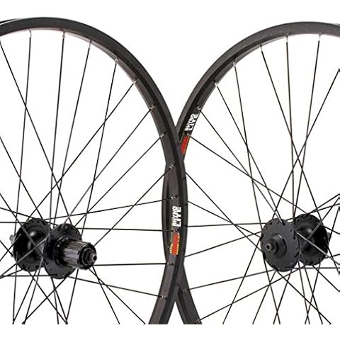 Sta Tru FWSRLDRD Front Rhynolite/M525 9 Speed Disc Wheel, 26", Black Cover