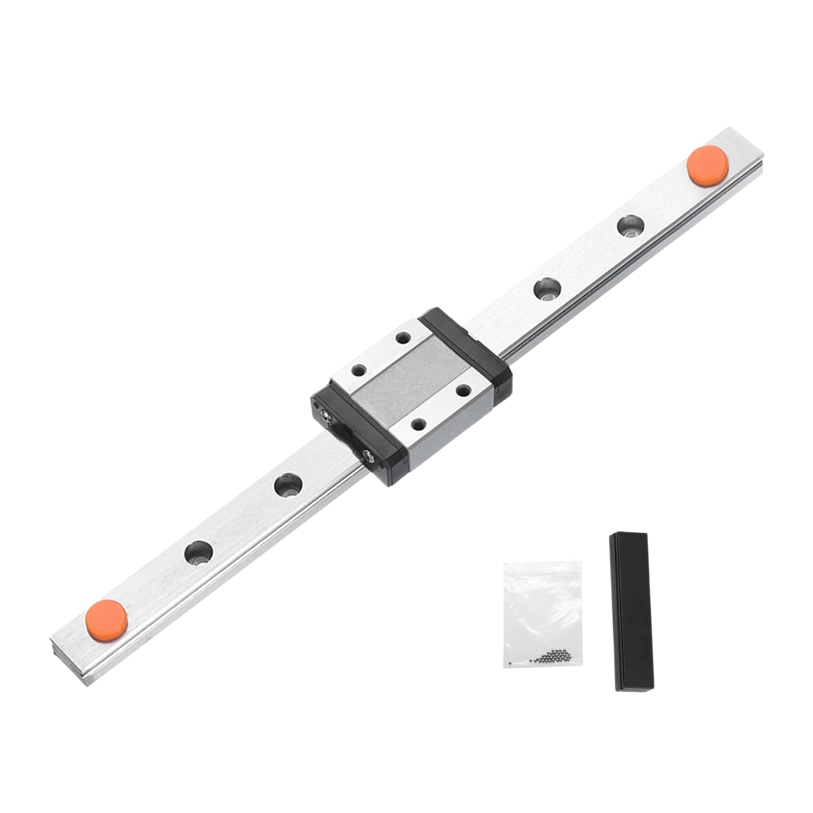 Miniatur Linearführung MGN12C 200mm Länge Lagerstahl Linearschiene linear führungsschiene mit 1 Stück MGN12C Lager Gleitblock,für 3D Drucker und CNC XYZ