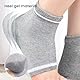 Feuchtigkeitsspendende Fersensocken Weiche Feuchtigkeitsspendende Socken Gel-Fersensocken Gel Socken Offene Zehensocken Moisturizing Heel Socks für Trockene Harte Gerissene Haut Männer Frauen 2 Paar