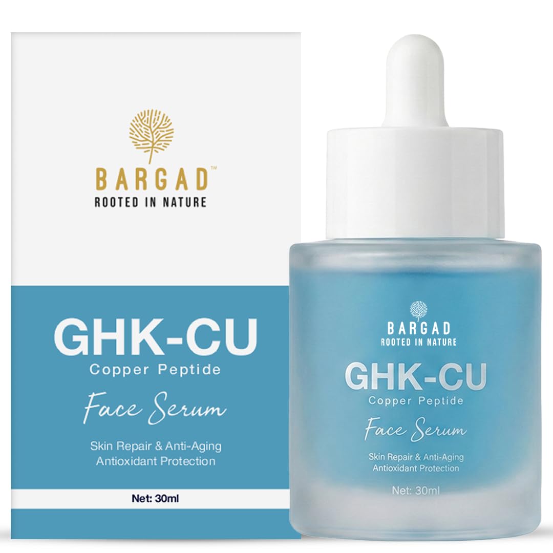 Amazon.com: Bargad 5% GHK-Cu Copper Peptide Face Serum – Anti-Aging Firming  Serum for Fine Lines & Skin Renewal – With 2% Niacinamide, Hyaluronic Acid,  Alpha Arbutin & Centella Asiatica – All Skin