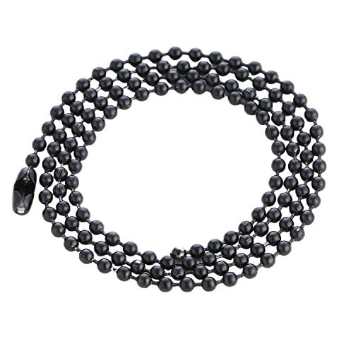 DonDon Stainless Steel Ball Chain Necklace Cover