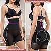 Irisnaya Women Shapewear Control Panties Body Shaper Butt Lifter Padded Hip Enhancer Seamless Underwear Hi- Waist Trainer Short (Large, Black)