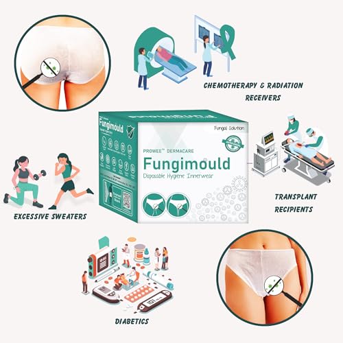 Image of Fungimould Disposable Women Panty | Prevents UTI & Infections |Anti Bacteria Anti Fungal Underwear |for Traveling,Trekking, Camping, Spa, Periods |Extra Hygiene