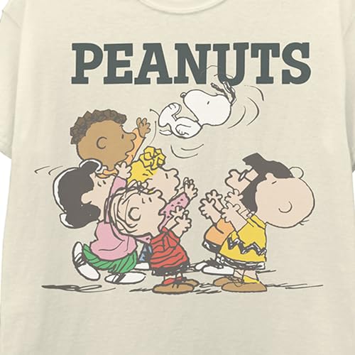 Peanuts Mens Snoopy Classic Shirt - Snoopy, Linus, & Charlie Brown - Throwback Classic Cartoon T-Shirt2