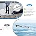 SAN LIKE Boat Hooks Telescoping Extension Docking Boat Hook Pole with Luminous Bead, Lightweight Floating, Non-Slip Rubber Handle, 2 FT to 4.68 FT