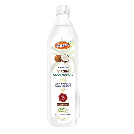 COCOPOWER Virgin Coconut Edible Oil Bottle, 1000ml