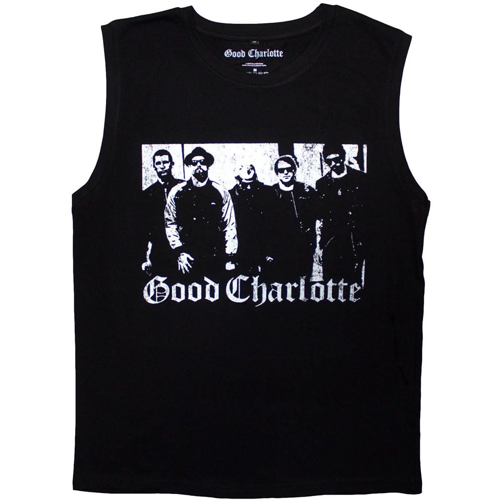Rock Off officially licensed products Good Charlotte Band Photo Tank Top XL Black