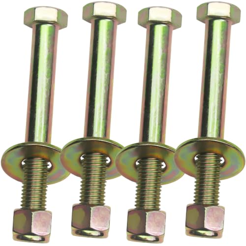 Image of 3 /4 inch x 5-1 /2 inch Hex Head Bolt by Color Galvanization with Nylon Lock nut and Large Size Washer Assortment Kit,Alloy Steel,Grade 8.(4pcs Pack). by Metalsuberg