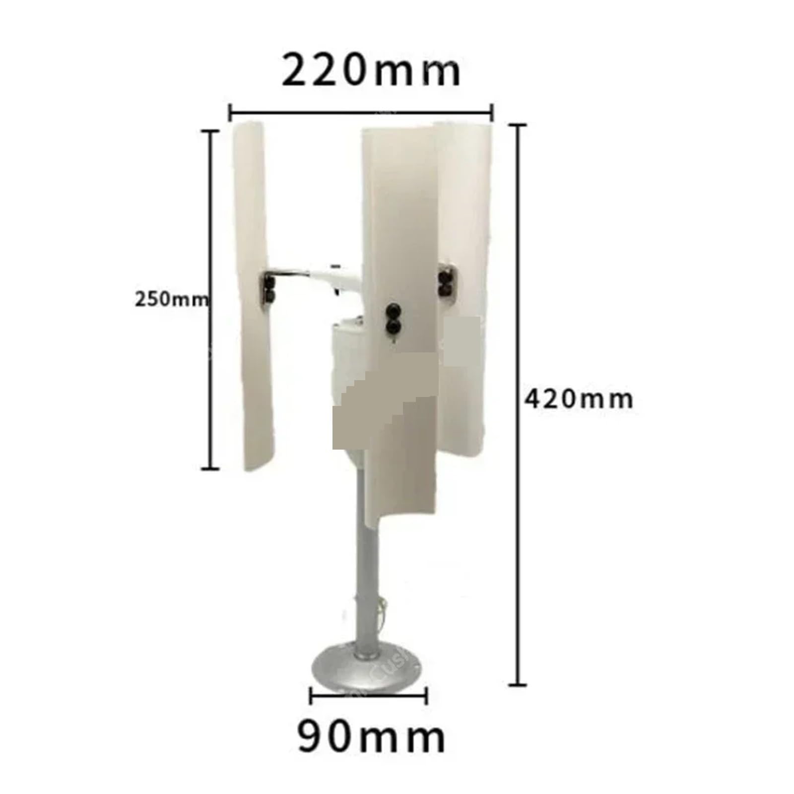 Generador de viento Vertical de cinco aspas, modelo trifásico de imán permanente, generador sin escobillas, molino de viento de baja velocidad, herramientas portátiles Para el hogar, la oficina, el au