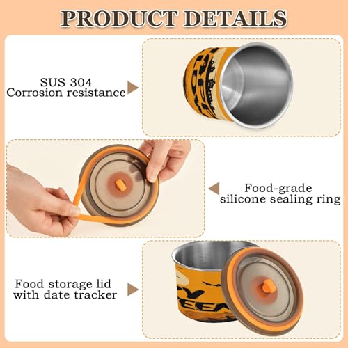 Envase para Almacenamiento de Café 500 ml Acero Inoxidable miniatura 4