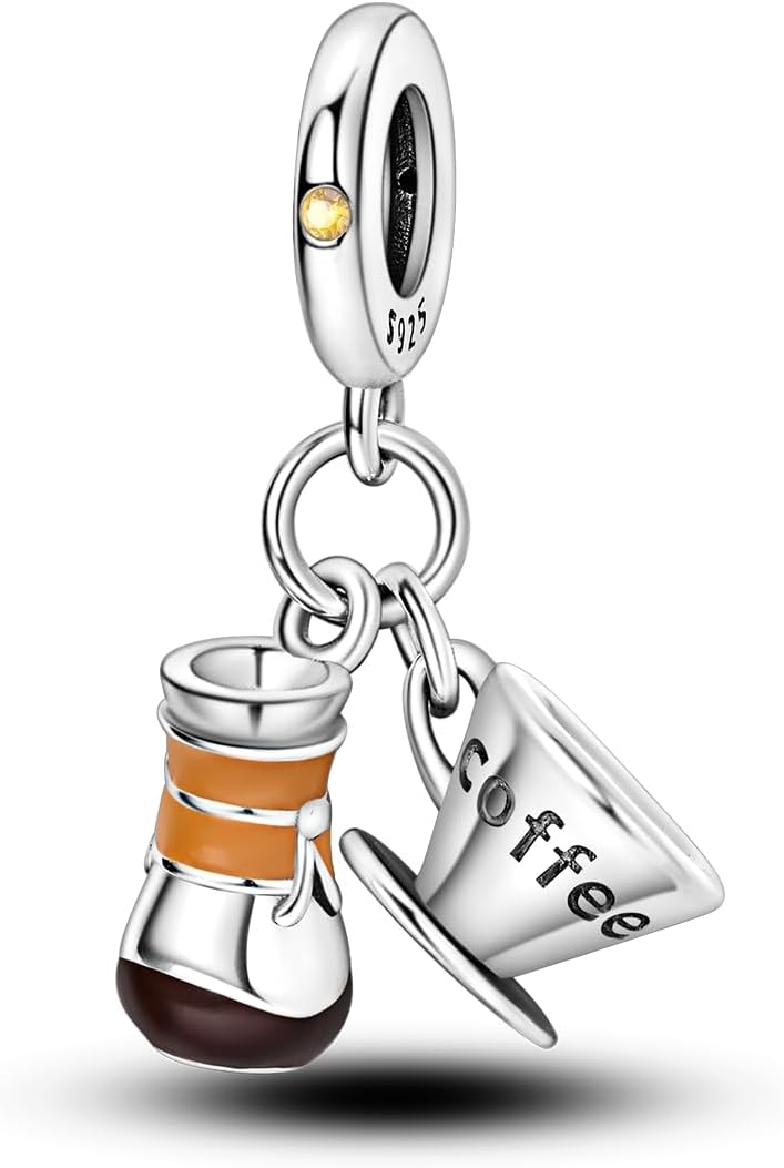 NARMO925 Sterling Silver Charms for Women Happy Birthday Charms for Bracelets