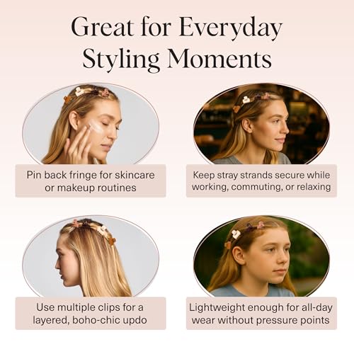 Kitsch Small Hair Clips for Women and Girls - Sedona, 8pc Set - image 6