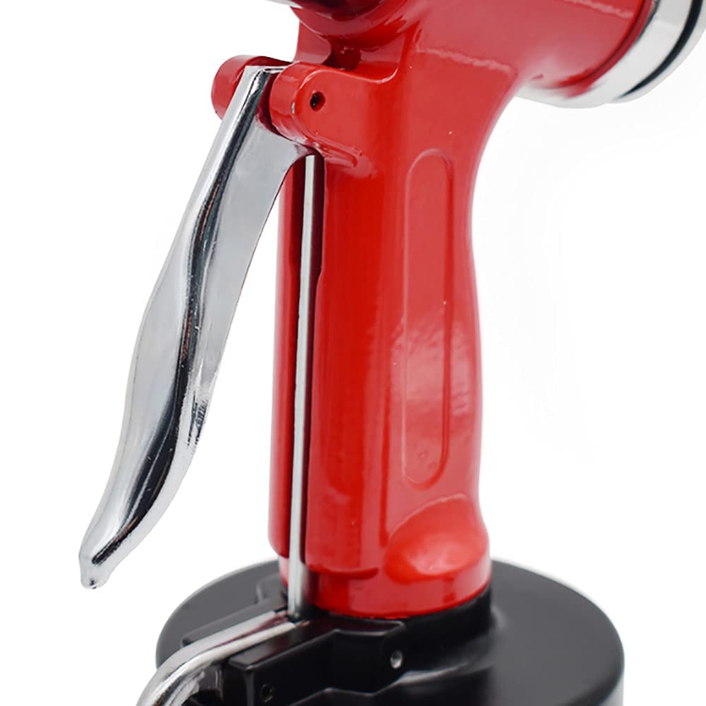 Pistola de remachado de aire comprimido, juego de pistola de remaches ciegos, 1200 kg, con 4 boquillas (3,2 mm, 4,0 mm, 4,8 mm, 6,4 mm), remachadora ciega para chapa de aluminio, hierro y acero