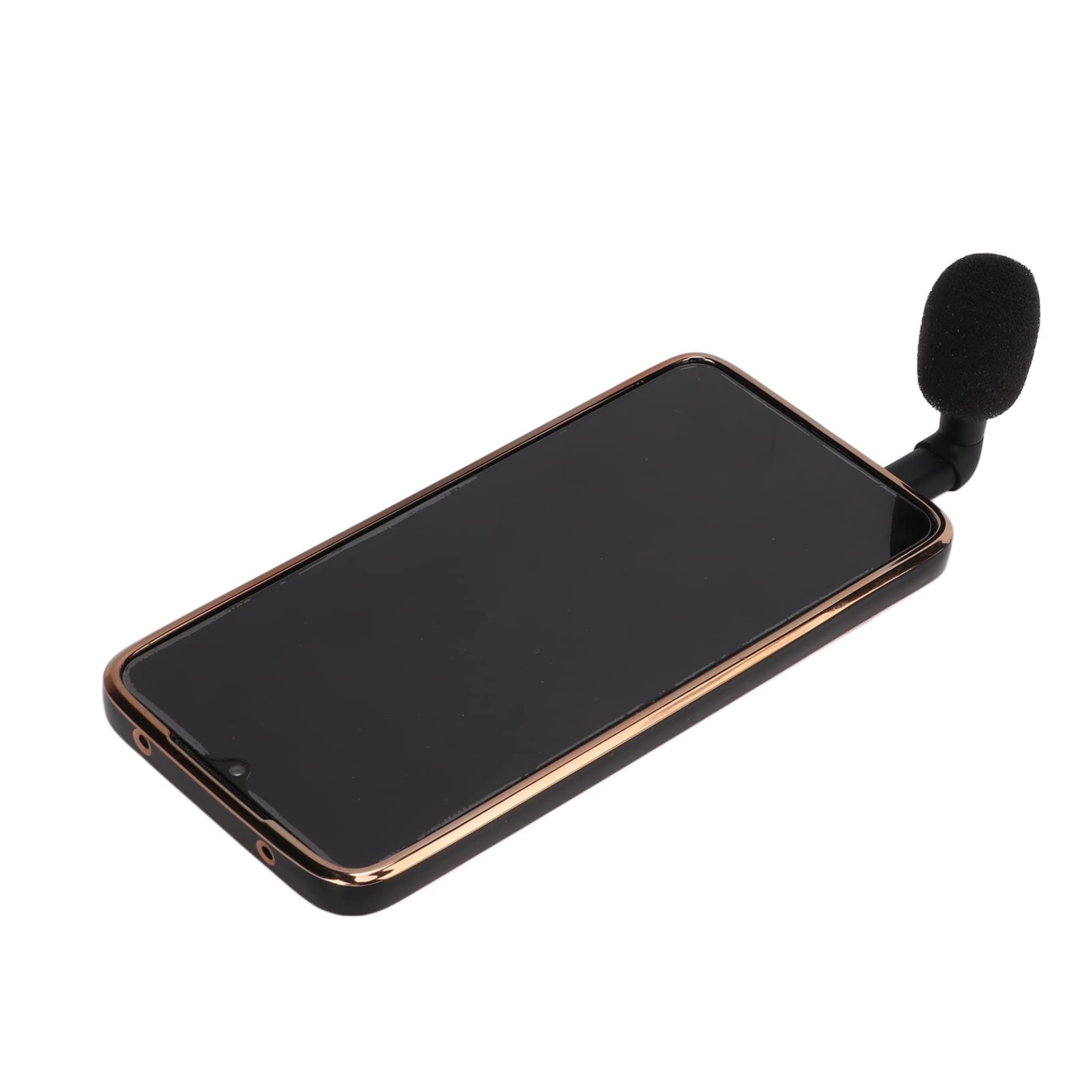 Vbestlife Mini omni kierunkowy mikrofon jack 3,5 mm, przenośny mikrofon audio przestrzenny 360 stopni do smartfona, do czatu głosowego, wideokonferencji