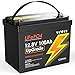 Produktbild SANFOU 12V100Ah UpGrade LiFePO4 Batterie, 1280Wh kleinste Lithium Batterie mit UpGraded 100A BMS Tieftemperaturschutz, bis zu 15000 Deep Cycles Batterie für RV, Trolling Motor, Solar Home, Camping